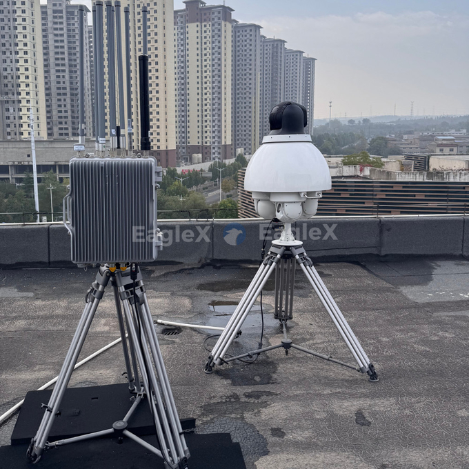 24/7 AI-Powered RF-Optoelectronic Drone Detector Deteksi, Identifikasi, dan Pelacakan Sistem 0