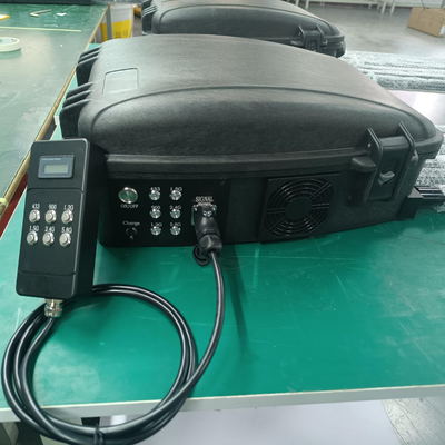 300W 350W Anti FPV Jammer ransel 400MHz 800MHz 1.2G 2.4G 5.2G 5.8G