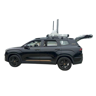 2KM-3KM Kendaraan dipasang Jammer Atap Mobil Magnetik 600MHz 1.4G 2.4G 5.2G 5.8GHz