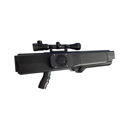 Jarak panjang 1.5KM 8 Channel Portable Anti Drone Jammer Gun Interferensi broadband