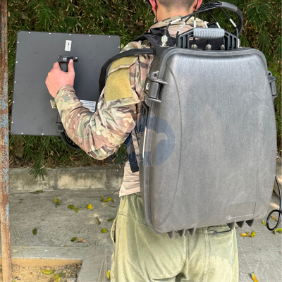 900M 2.4G 5.8G Drone Jammer ransel Anti UAV FPV Manpack Jammer