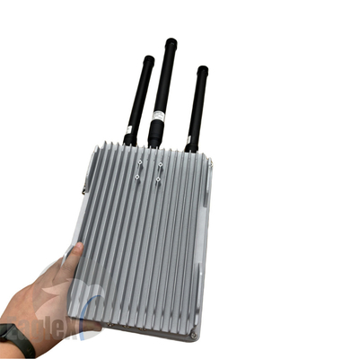 30W-50W FPV Drone Jammer 900MHz 2.4GHz 5.8GHz Frekuensi Jammer Untuk Drone