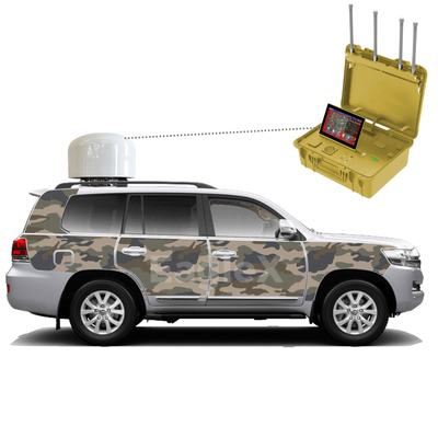 Kamuflase Cruiser 3KM Anti Drone Jammer 8KM Deteksi Solusi Anti Drone