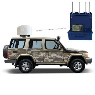 3000M Anti UAV Jammer Mobil Portable Jammer Anti Drone Solusi