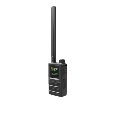 Black Handheld Drone Detector Portable UAV Detection Device untuk Keamanan dan Pemantauan