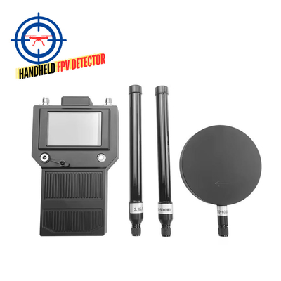 Handheld 3000 Meter FPV DJI Drone Detector 400MHz 2.4GHz 5.2G 5.8G Deteksi Portable