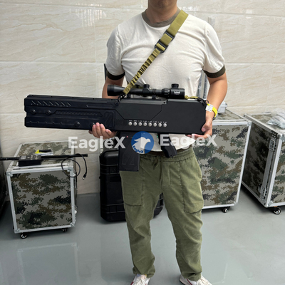 Berkualitas 8-Frequency 2000M Anti FPV Drone Gun Handheld Portable Drone Jammer 433MHz -5.8G