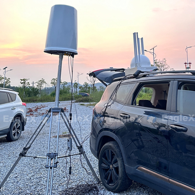 Kendaraan Drone Signal Jammer FPV Jamming Detector Outdoor Bandara Penjara Pertahanan