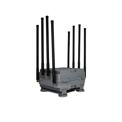 FPV Defense 8-Channel Magnetic Vehicle Mounted Drone Disruptor dengan Magnetic Bas