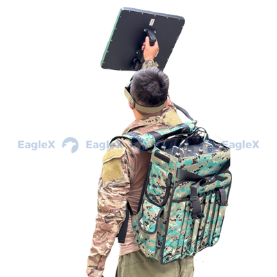 Backpack Drone Jammer 4/6/8/10/12 Saluran 2.4G 5.8G Anti FPV UAV Killer Signal GPS Blocker Pertahanan Perangkat Jamming