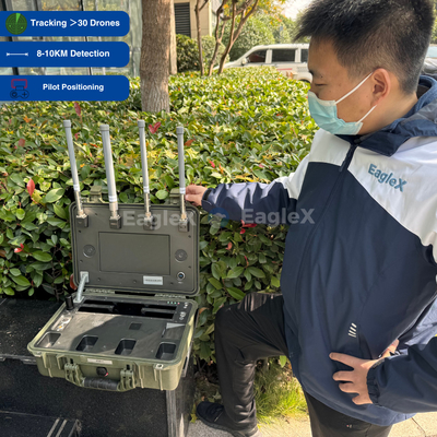 25MHz~6GHz Semua Band Deteksi koper FPV Detektor drone untuk konser, polisi, pasukan, mobil