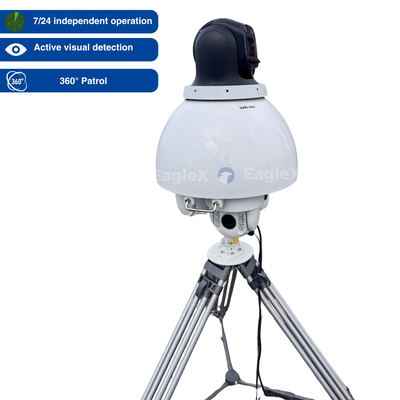 24/7 AI-Powered RF-Optoelectronic Drone Detector Deteksi, Identifikasi, dan Pelacakan Sistem