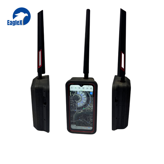 Keakuratan Real Time Handheld Drone Detector FPV Detection DJI Portable UAV Detector 0