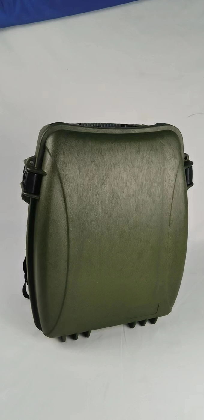 Tas ransel Penghalang Frekuensi Drone 900M GPS 2.4G 5.8G Pengganggu Sinyal Militer 1