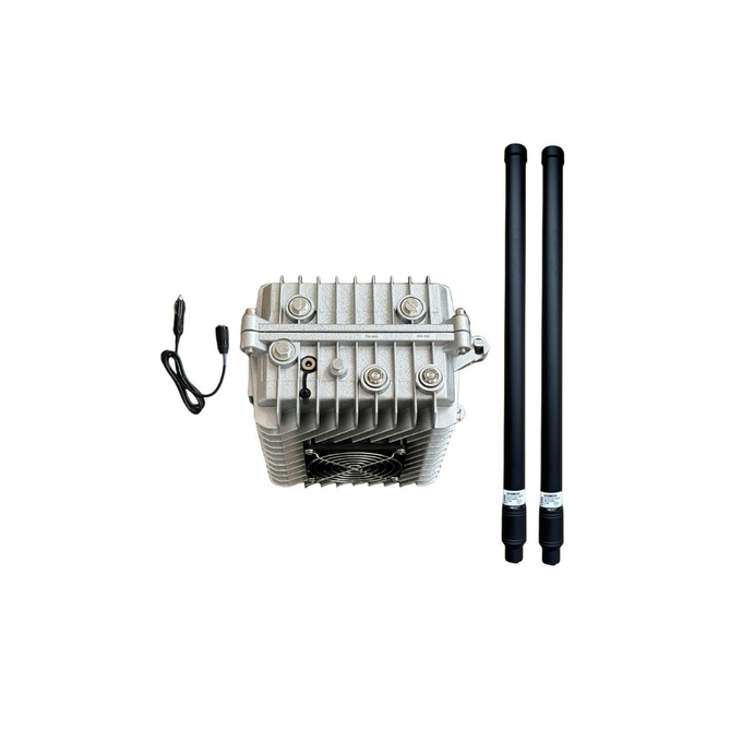 60W 2.4GHz 900MHz 30-50W FPV Drone Jammer GPS 2-Channel Portable Handheld Anti-Drone UAV Vehicle-Mounted System 0