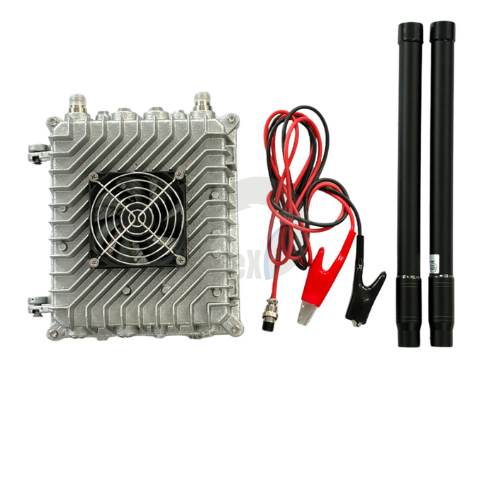 2.4GHz 900MHz Kendaraan dipasang Jammer GPS Mobile Jamming 30-50W FPV Drone Jammer 0