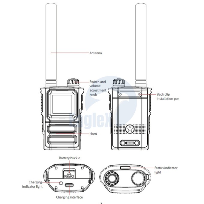 300Mhz-6GHz Pocket Size Drone Detector UAV FPV Portable Drone Detector 2