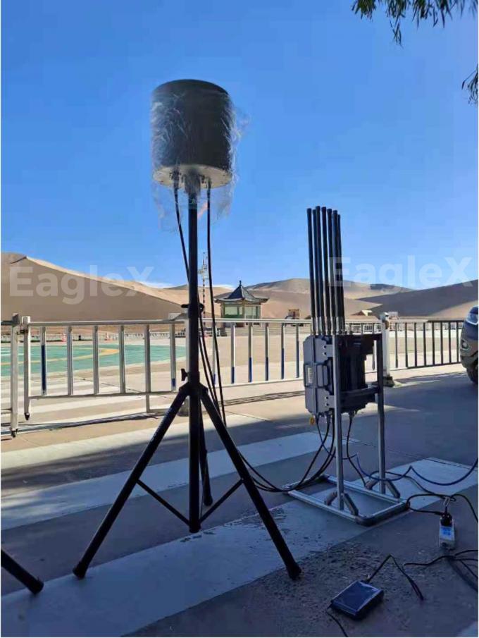 Outdoor Fixed Drone Jammer Detection System Solusi Anti Drone Counter UAS 1