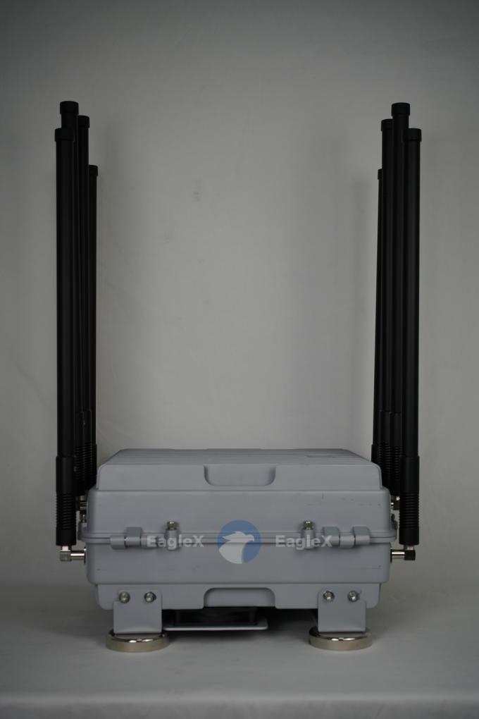 500-1500m Range Vehicle-mounted Magnetic Drone Signal Jammer untuk Pertahanan Anti-FPV 0