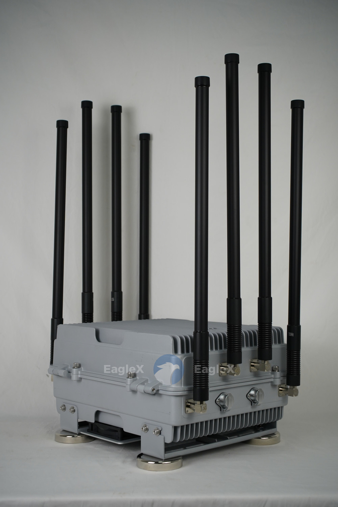 8 Saluran Kendaraan-dipasang Magnetic Drone Jammer Interference Bands Anti FPV Disruptor Pertahanan 1