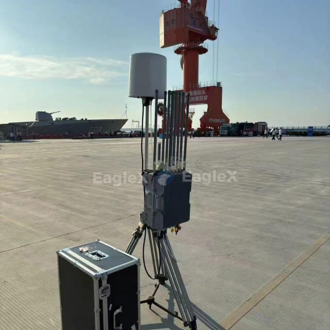 IP66 Tingkat Perlindungan Detektor Drone untuk cakupan frekuensi luas dan akurasi tinggi dalam pengawasan radio pasif 0