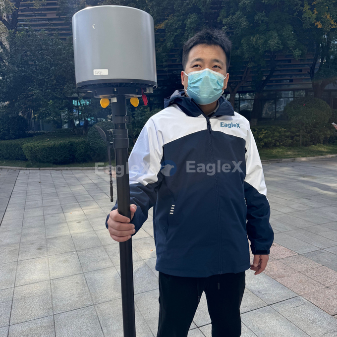 IP66 TDOA Detektor Drone Jarak Deteksi hingga 5 km untuk Posisi Pilot dan Passive Black White List Operating 1