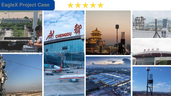 Portable Mini Style 3KM FPV DJI Drone Detector 400M 2.4G 5.2G 5.8G Deteksi genggam 2