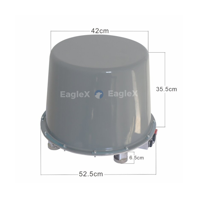 100MHz-1500MHz Kendaraan-Monted Mobil Penggunaan FPV Drone Jammer Peralatan Countermeasure dengan basis magnetik 3
