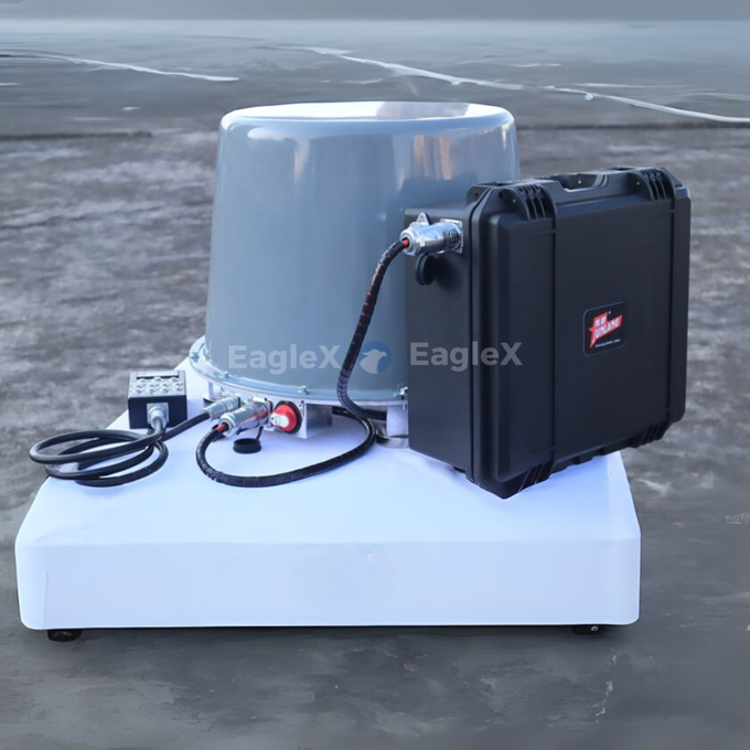 100MHz-1500MHz Kendaraan-Monted Mobil Penggunaan FPV Drone Jammer Peralatan Countermeasure dengan basis magnetik 0